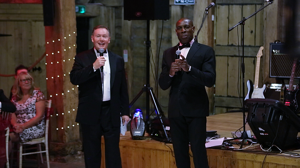 Rob Stewart with Frank Bruno MBE